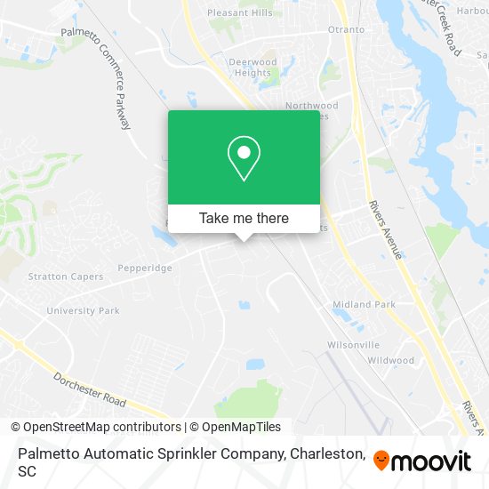 Palmetto Automatic Sprinkler Company map