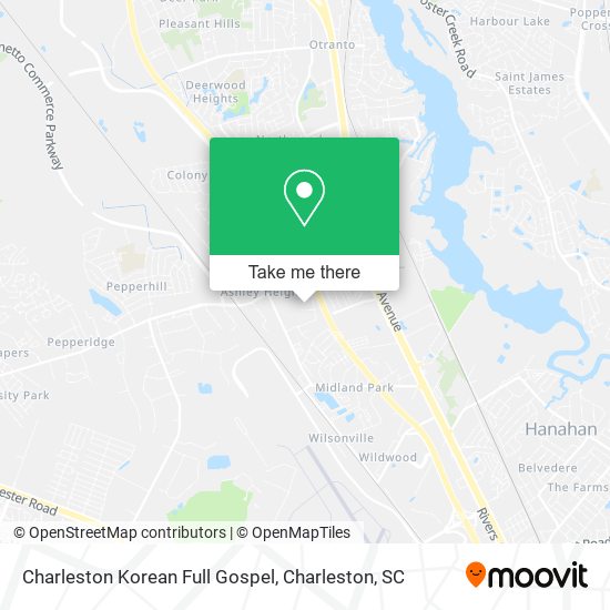 Mapa de Charleston Korean Full Gospel