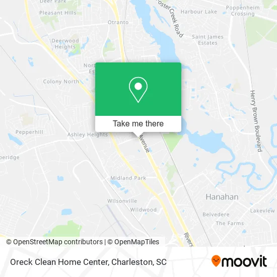 Oreck Clean Home Center map