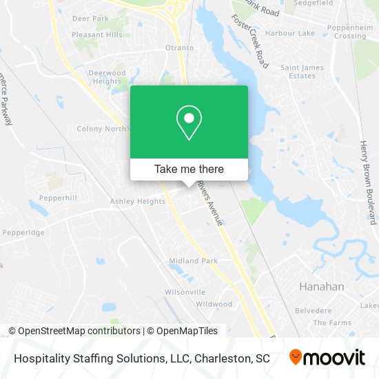 Mapa de Hospitality Staffing Solutions, LLC