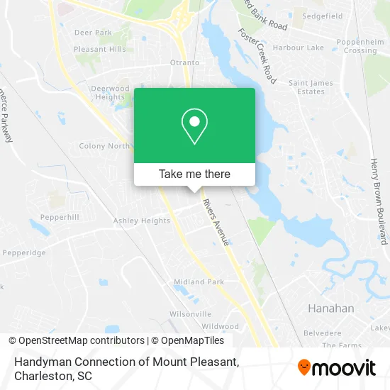 Handyman Connection of Mount Pleasant map