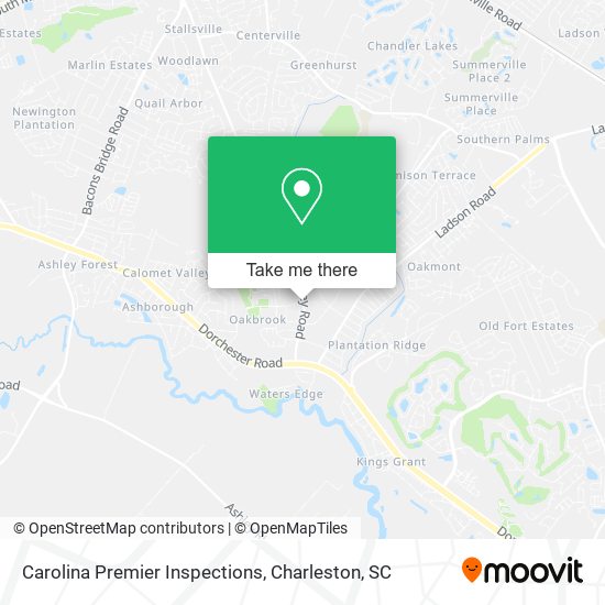 Mapa de Carolina Premier Inspections