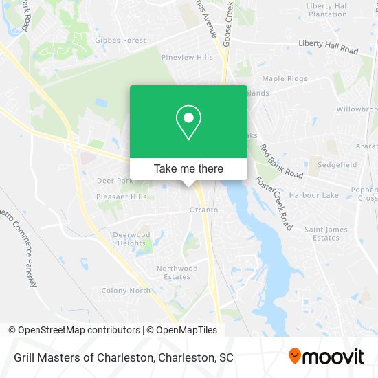 Grill Masters of Charleston map