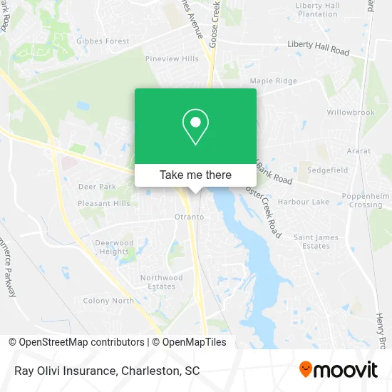 Ray Olivi Insurance map