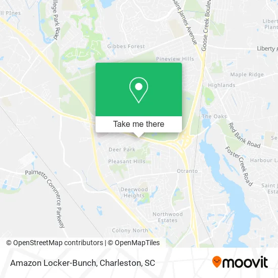 Amazon Locker-Bunch map