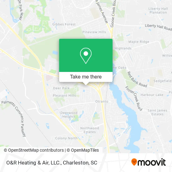 O&R Heating & Air, LLC. map