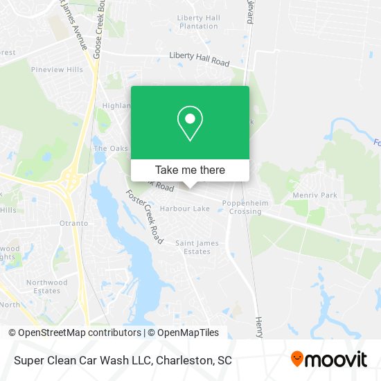 Super Clean Car Wash LLC map