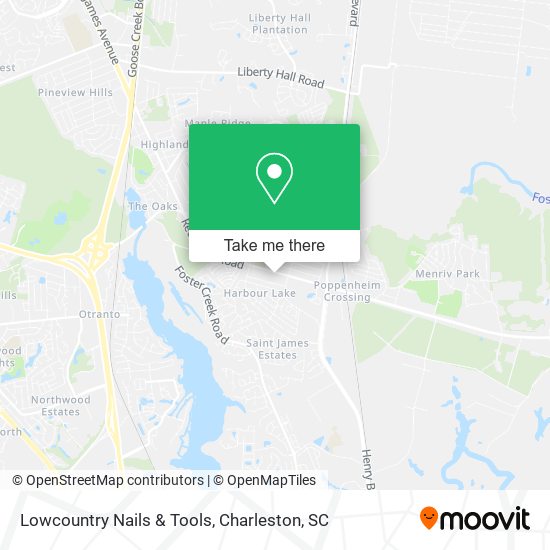 Mapa de Lowcountry Nails & Tools