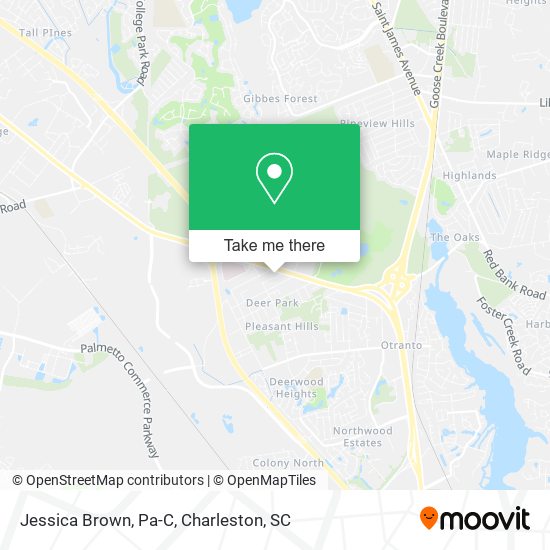 Jessica Brown, Pa-C map