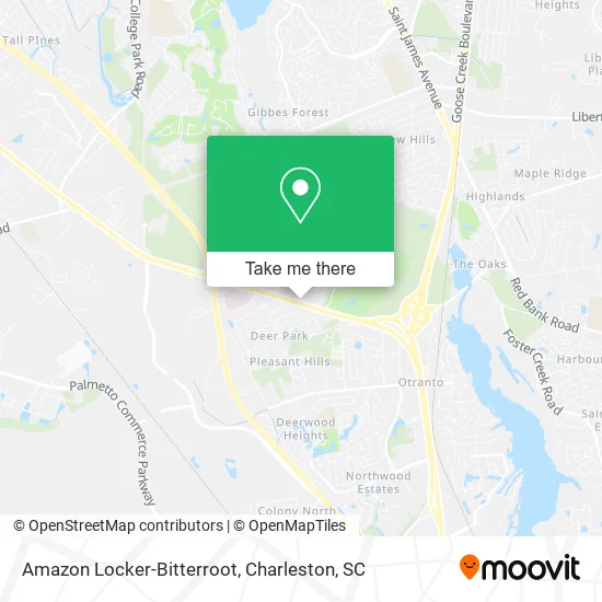 Amazon Locker-Bitterroot map
