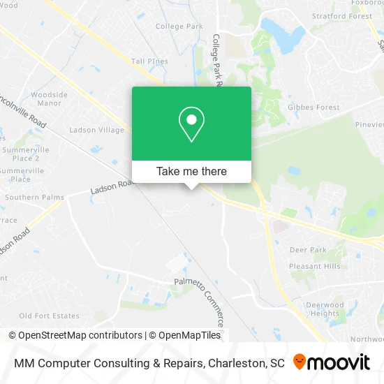 MM Computer Consulting & Repairs map
