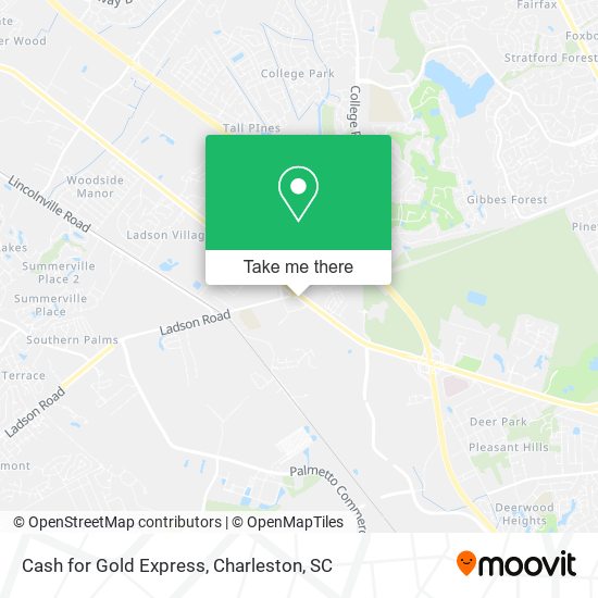 Cash for Gold Express map