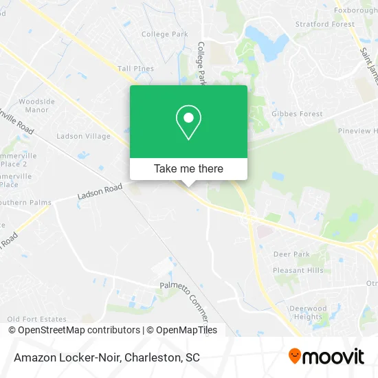 Amazon Locker-Noir map