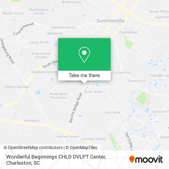 Wonderful Beginnings CHLD DVLPT Center map