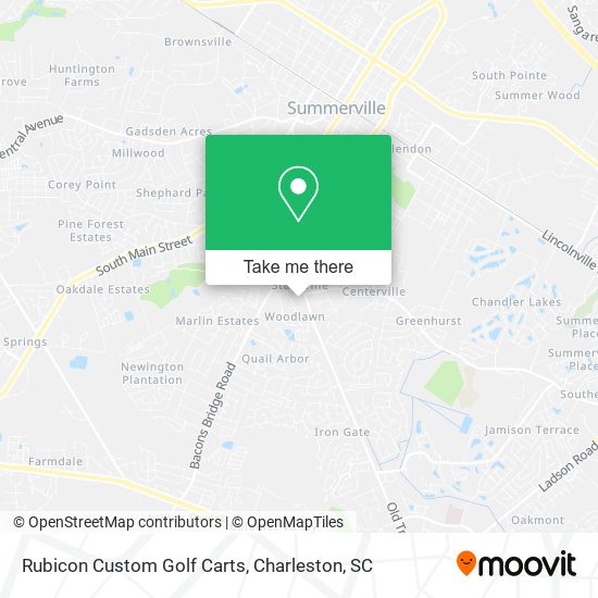 Rubicon Custom Golf Carts map