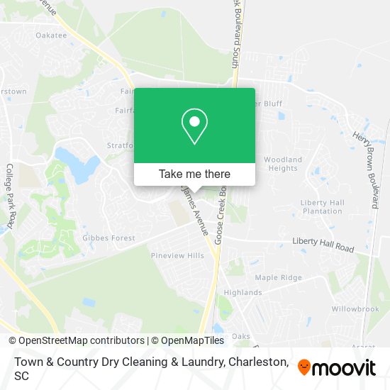 Town & Country Dry Cleaning & Laundry map