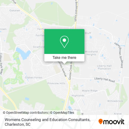 Mapa de Womens Counseling and Education Consultants