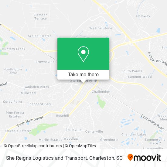 She Reigns Logistics and Transport map