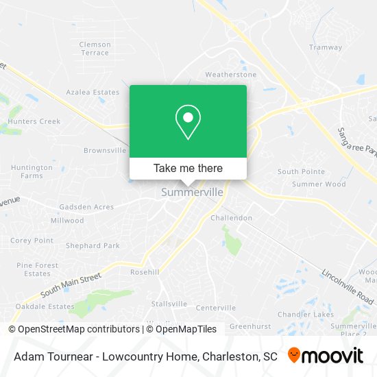Adam Tournear - Lowcountry Home map
