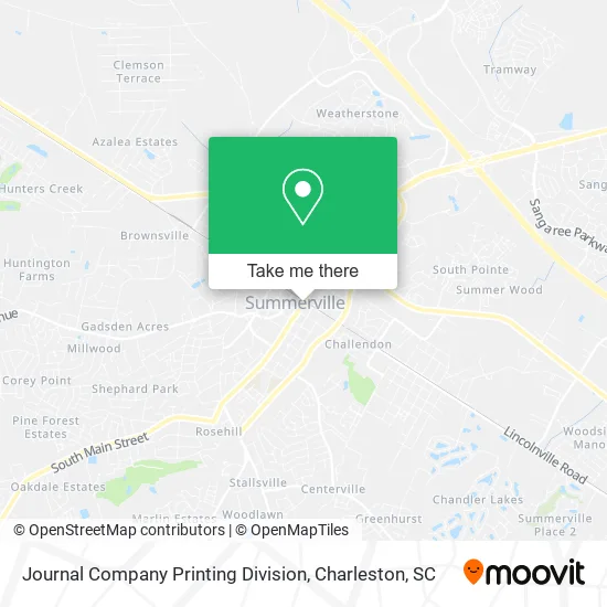 Journal Company Printing Division map