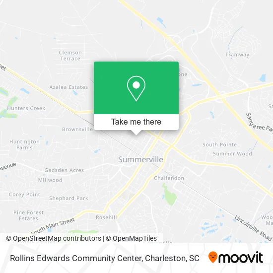 Rollins Edwards Community Center map