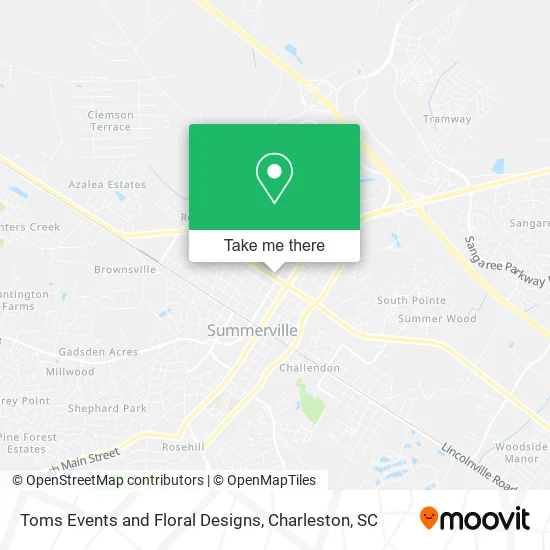Mapa de Toms Events and Floral Designs