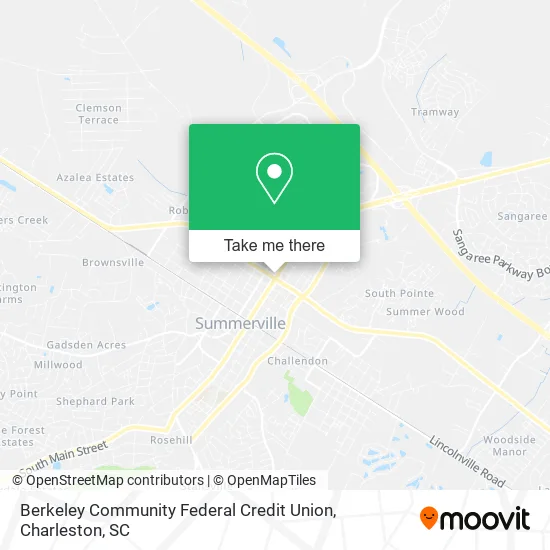 Berkeley Community Federal Credit Union map