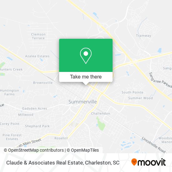 Claude & Associates Real Estate map