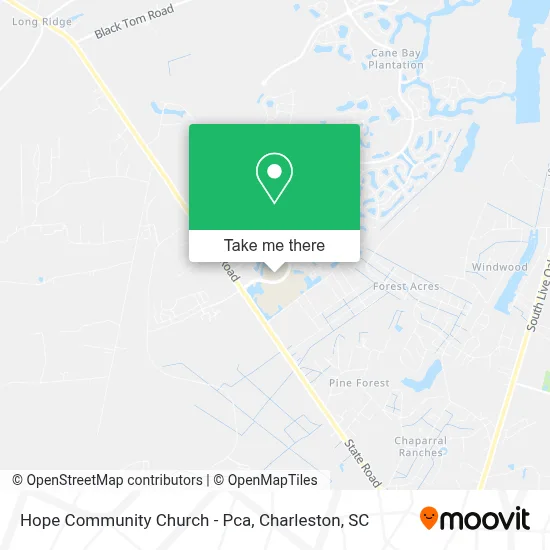 Hope Community Church - Pca map