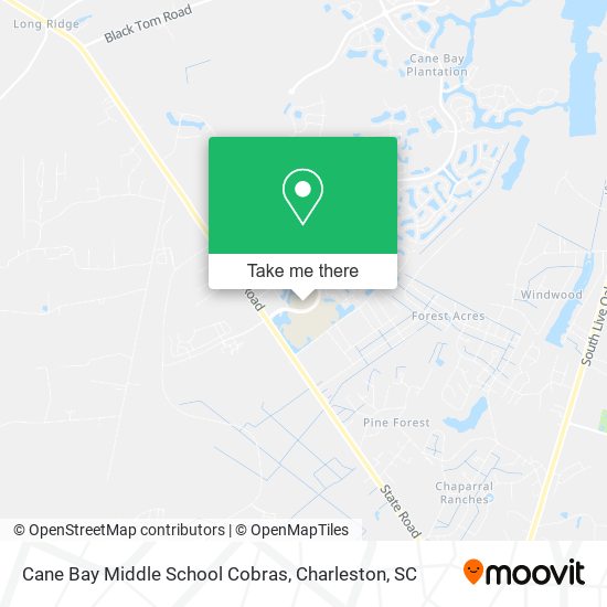 Cane Bay Middle School Cobras map