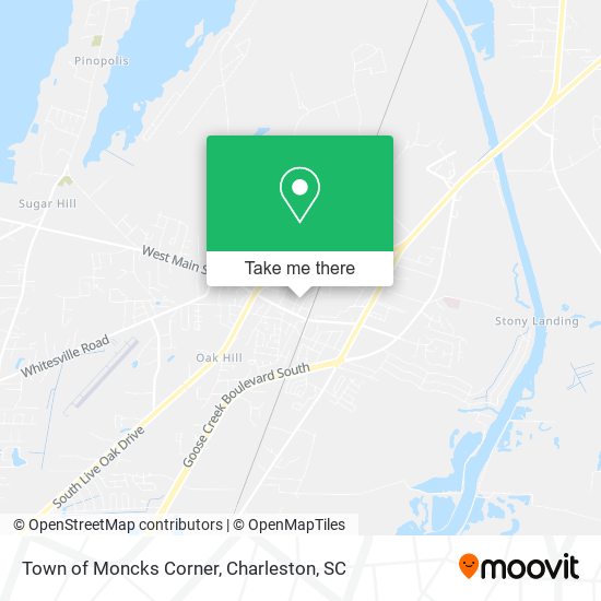 Town of Moncks Corner map