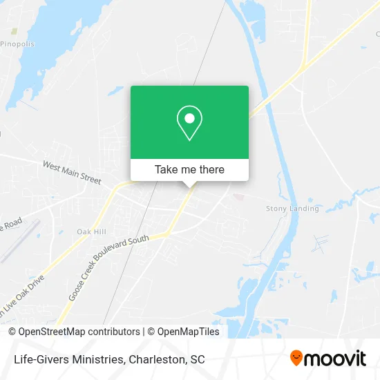 Life-Givers Ministries map