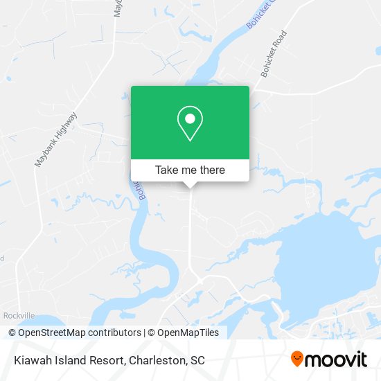 Kiawah Island Resort map