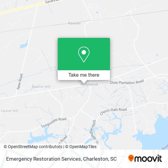 Emergency Restoration Services map