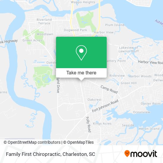 Family First Chiropractic map