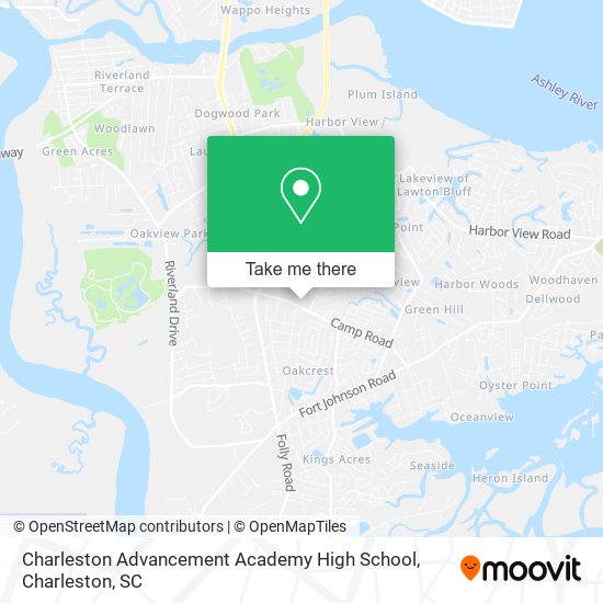 Charleston Advancement Academy High School map