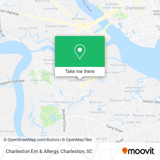 Charleston Ent & Allergy map