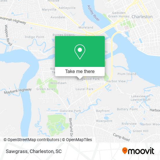 Mapa de Sawgrass