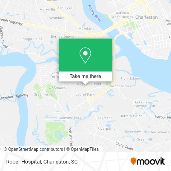 Roper Hospital map