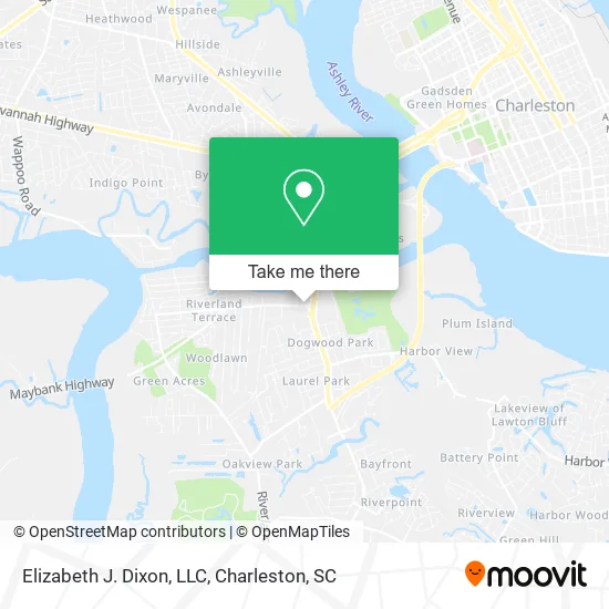 Mapa de Elizabeth J. Dixon, LLC