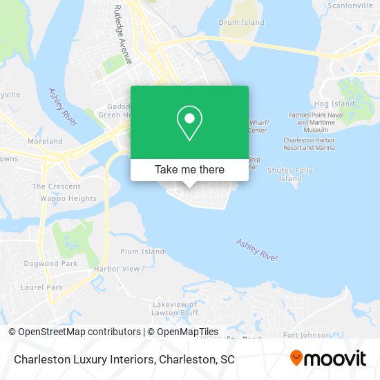 Mapa de Charleston Luxury Interiors