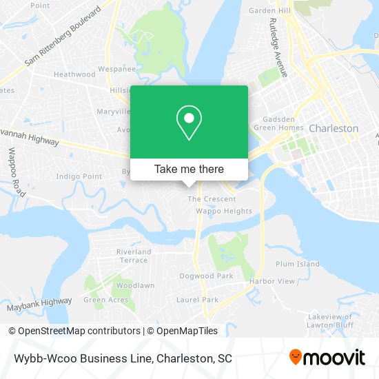 Wybb-Wcoo Business Line map