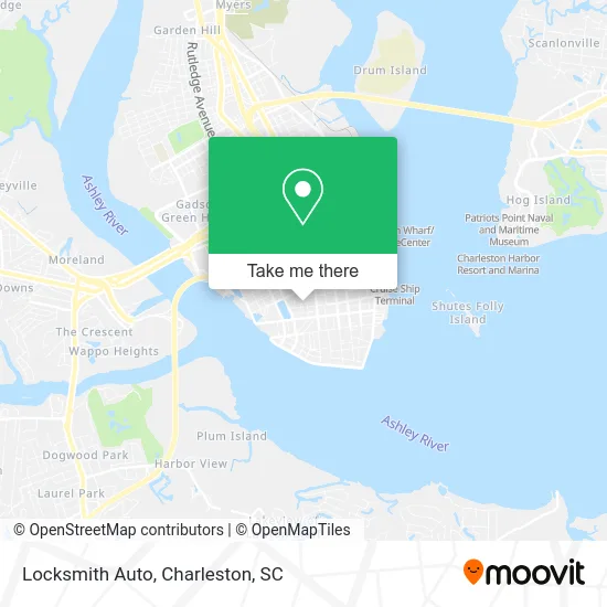 Locksmith Auto map