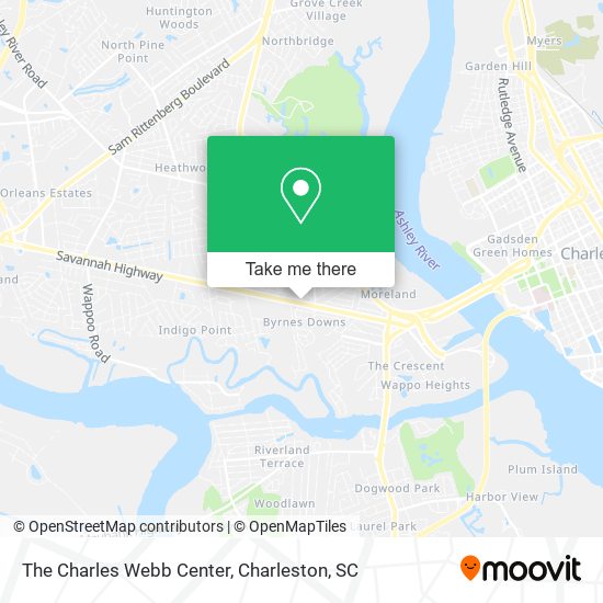 The Charles Webb Center map