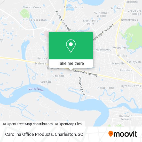 Mapa de Carolina Office Products