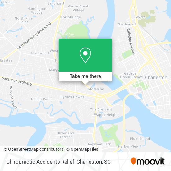 Mapa de Chiropractic Accidents Relief