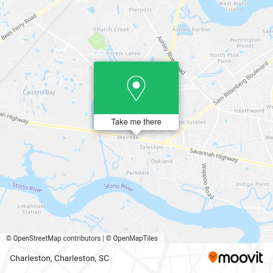 Charleston map