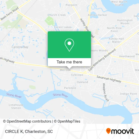 CIRCLE K map