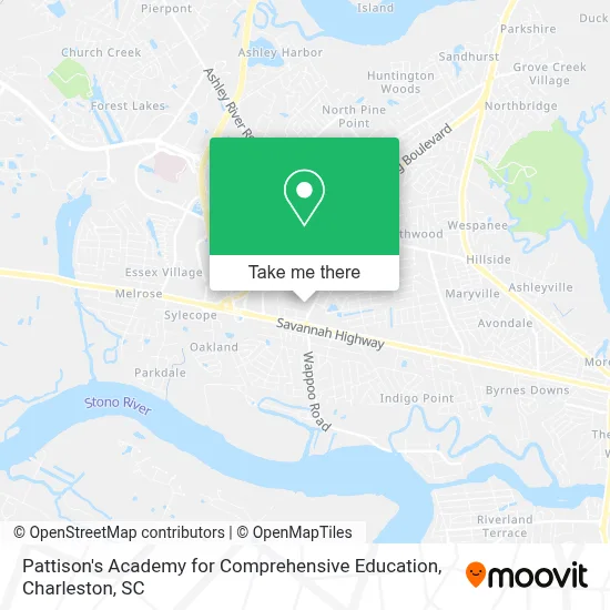 Pattison's Academy for Comprehensive Education map