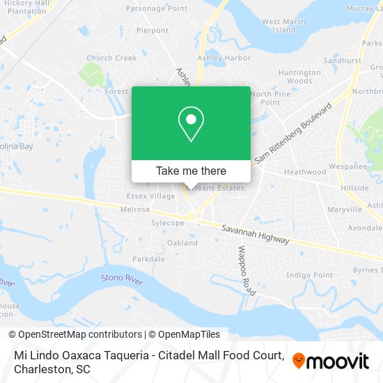 Mi Lindo Oaxaca Taqueria - Citadel Mall Food Court map